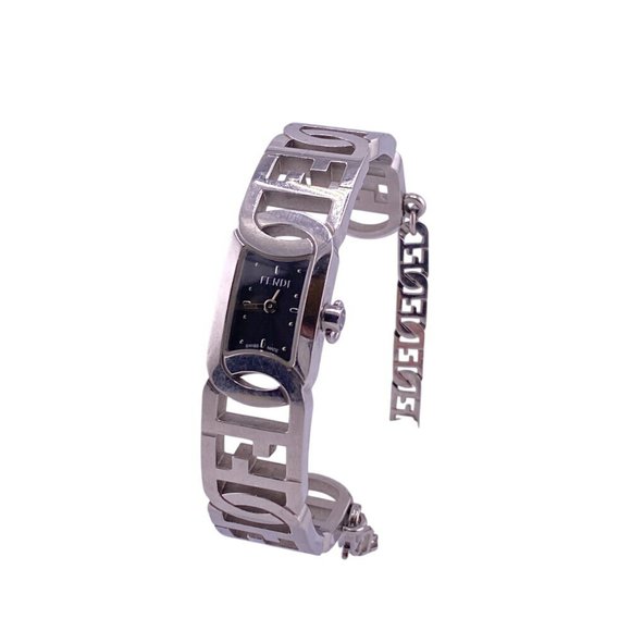 FENDI 3600L F Belt Watch Analog Digital Silver Women\'s main image 7